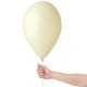 image 2 of Ivory Bio Latex Balloons 33cm / 13 in - Pack of 10