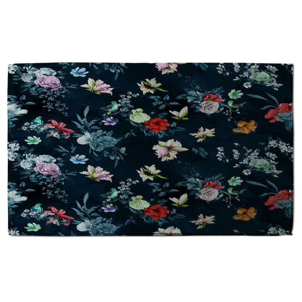 image 1 of Roses & Other Bright Flowers (Kitchen Towel)
