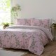 image 1 of Portfolio Home Yasmina Floral Bedding Duvet Cover Set With Pillow Cases Pink | Double