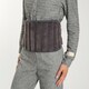 image 3 of OHS Ribbed Fleece Hot Water Bottle Belt Adjustable Heating Wrap | Grey | Charcoal