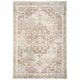 image 1 of KUKOON Beige Traditional Medallion Bordered Living Area Rug 80cm x 150cm