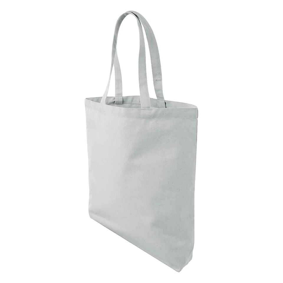 image 1 of Westford Mill Fairtrade Shopper Bag - Light Grey - One Size Grey
