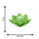 image 3 of ValueLights Green Solar Powered Outdoor Waterlily Lotus Flower Decoration Garden Light
