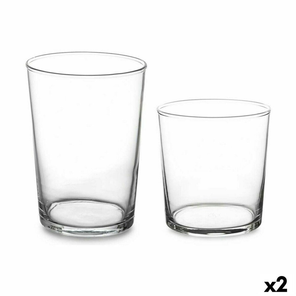image 1 of Set of glasses Pasabahce Bistro Transparent Glass 380 ml 510 ml (2 Units) N/A