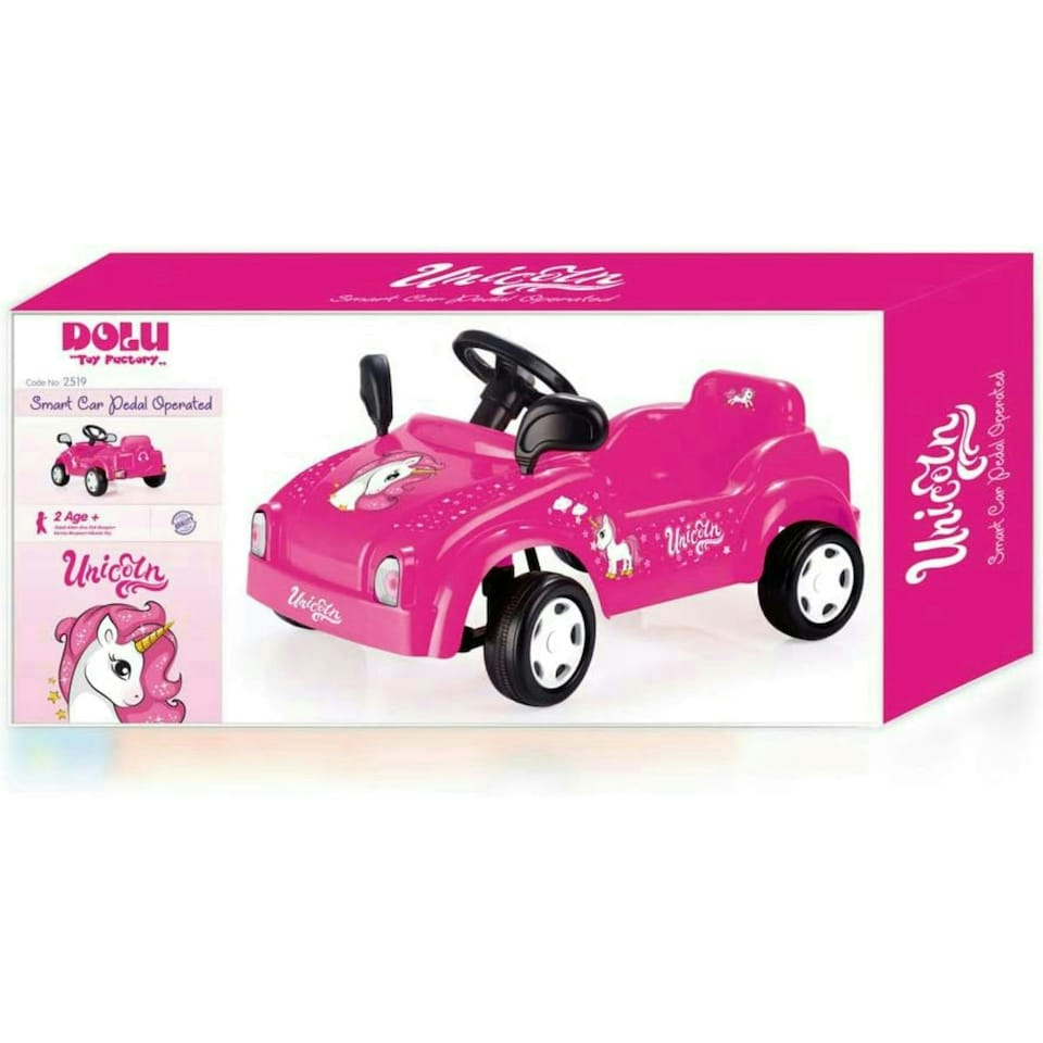 image 1 of Dolu Unicorn Smart Car Pedal Operated - Pink