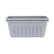 image 1 of Vista 2x 60cm Rectangular Plastic Garden Trough Grey