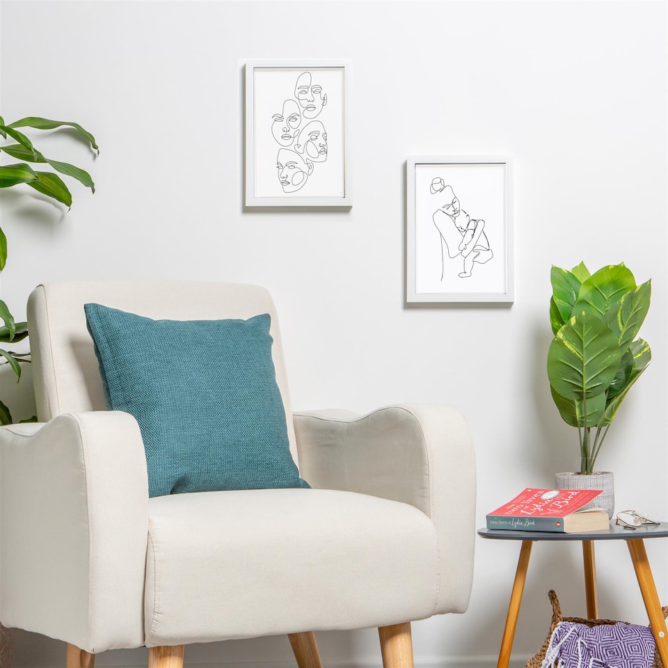 image 1 of Nicola Spring Photo Frame - A4 (8" x 12") - Grey