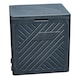 image 1 of Plastic 120L Storage Box Garden Outdoor Shed Deck Utility Cushion Chest Truck Black