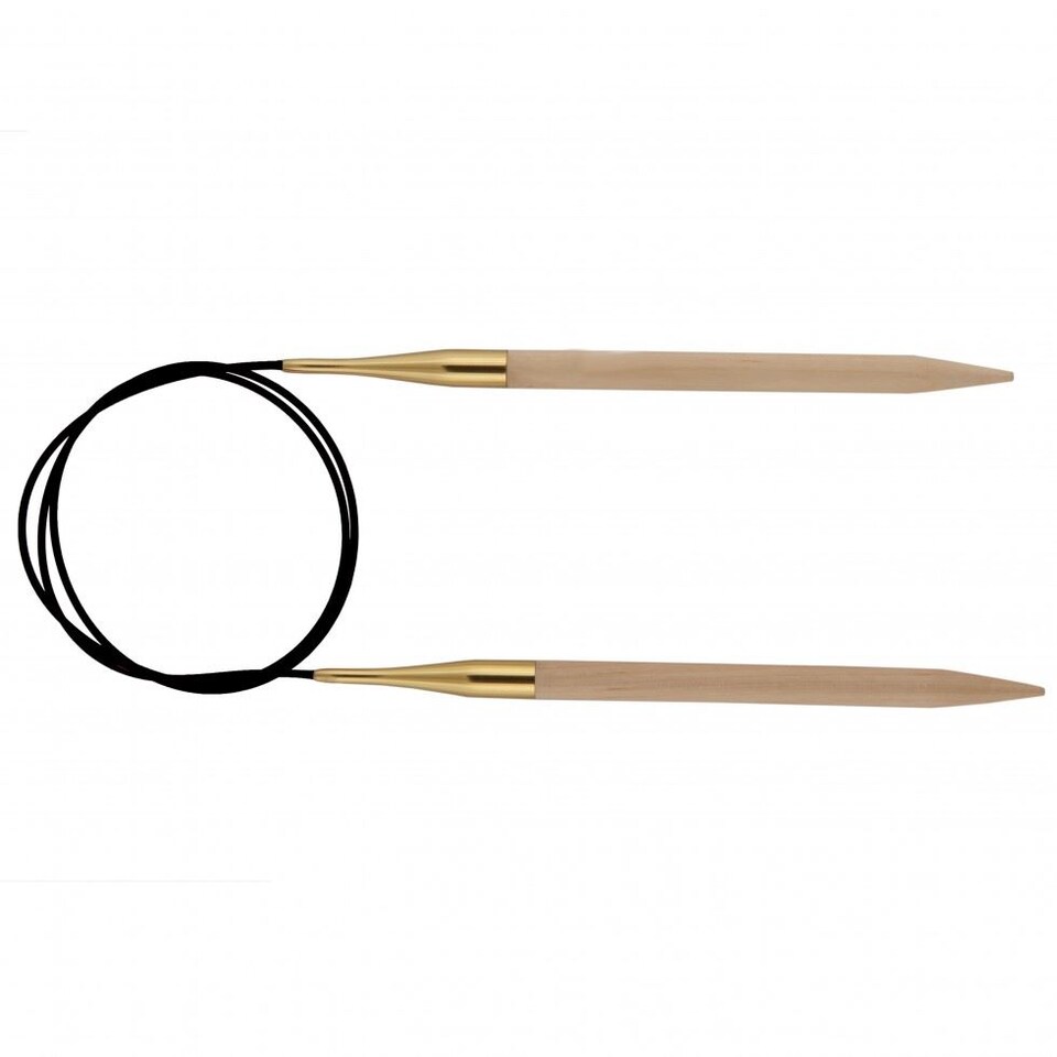 Knit Pro Basix Beech Wood Circular Needles 2.5mm x 120cm for Knitting