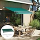 image 7 of Outsunny Replacement Canopy for 3 x 2.5 m Awning (Fabric Only), Green Cream | Cream