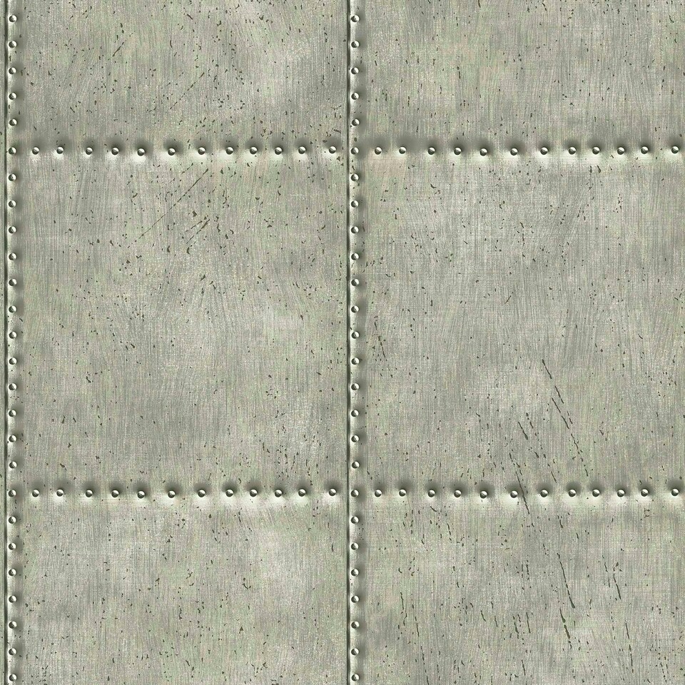 image 1 of A-Street Reclaimed Sheet Metal Steel Wallpaper FD22343 Multi