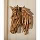 image 2 of Naturecraft Resin Driftwood Collection Horse Head Wall Art Brown