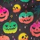 image 5 of OHS Halloween Pumpkin Ghost Ghouls Soft Plush Warm Duvet Cover and Pillowcase Bedding Set Black | Double
