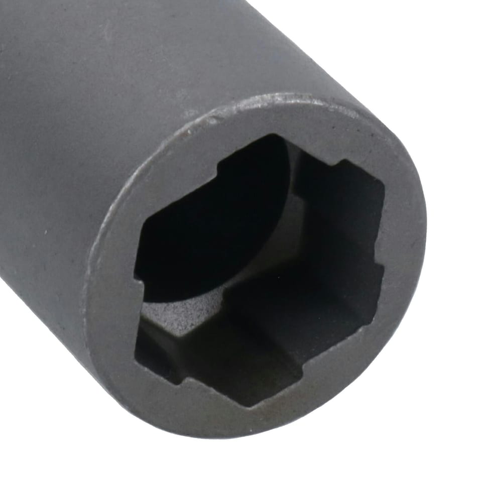 image 1 of 5pc 3/8" Drive Deep Bolt Extractor Set Damaged Broken Nut Twist Socket Remover