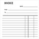image 2 of Silvine Invoice Duplicate Memo Book 616 100 Pages 50 Sheets