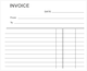 image 2 of Silvine Invoice Duplicate Memo Book 616 100 Pages 50 Sheets