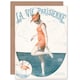 image 1 of La Vie Parisienne Woman Posing As Ibis Art Card