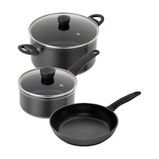 Easy Induction 3pc Cookware & Frying Pan Set