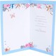 image 5 of Pink & Blue Floral Design Friend Birthday Card