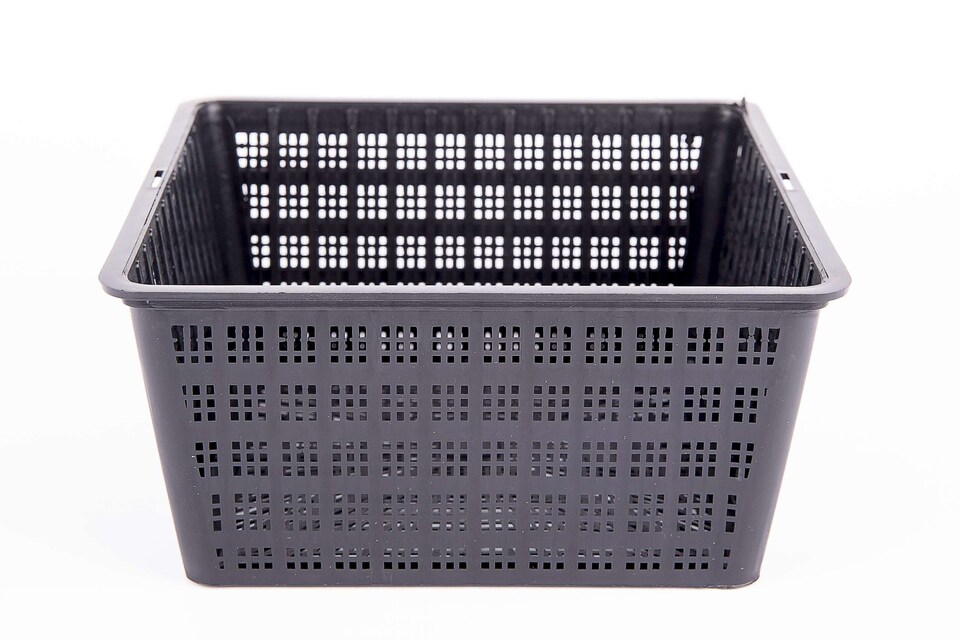 image 1 of Aquatic Pond Planting Basket - Square - 19cm / 2 Ltr - Mesh Plant Pot for Water Garden Ponds, Protects Roots from Fish