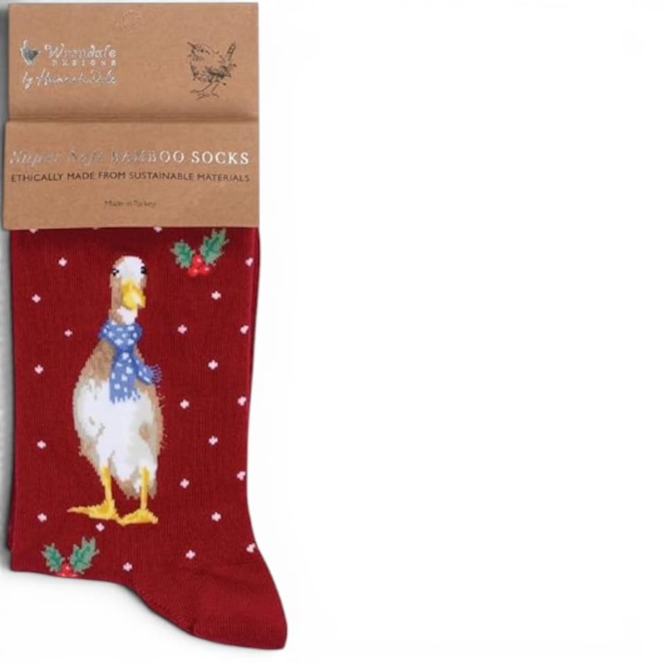 image 1 of Wrendale Designs Illustrated Animal Bamboo Socks for Women - Choice of Design