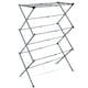 image 1 of 3 Tier Extendable Winged Clothes Airer Folding Laundry Drying Rack for Indoor/Outdoor Use