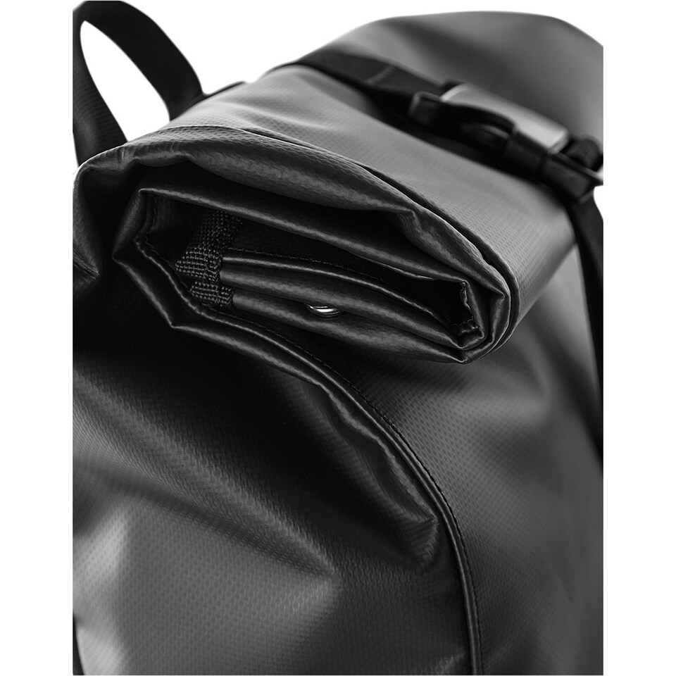image 1 of Bagbase Roll Top Tarpaulin Backpack - Black - One Size