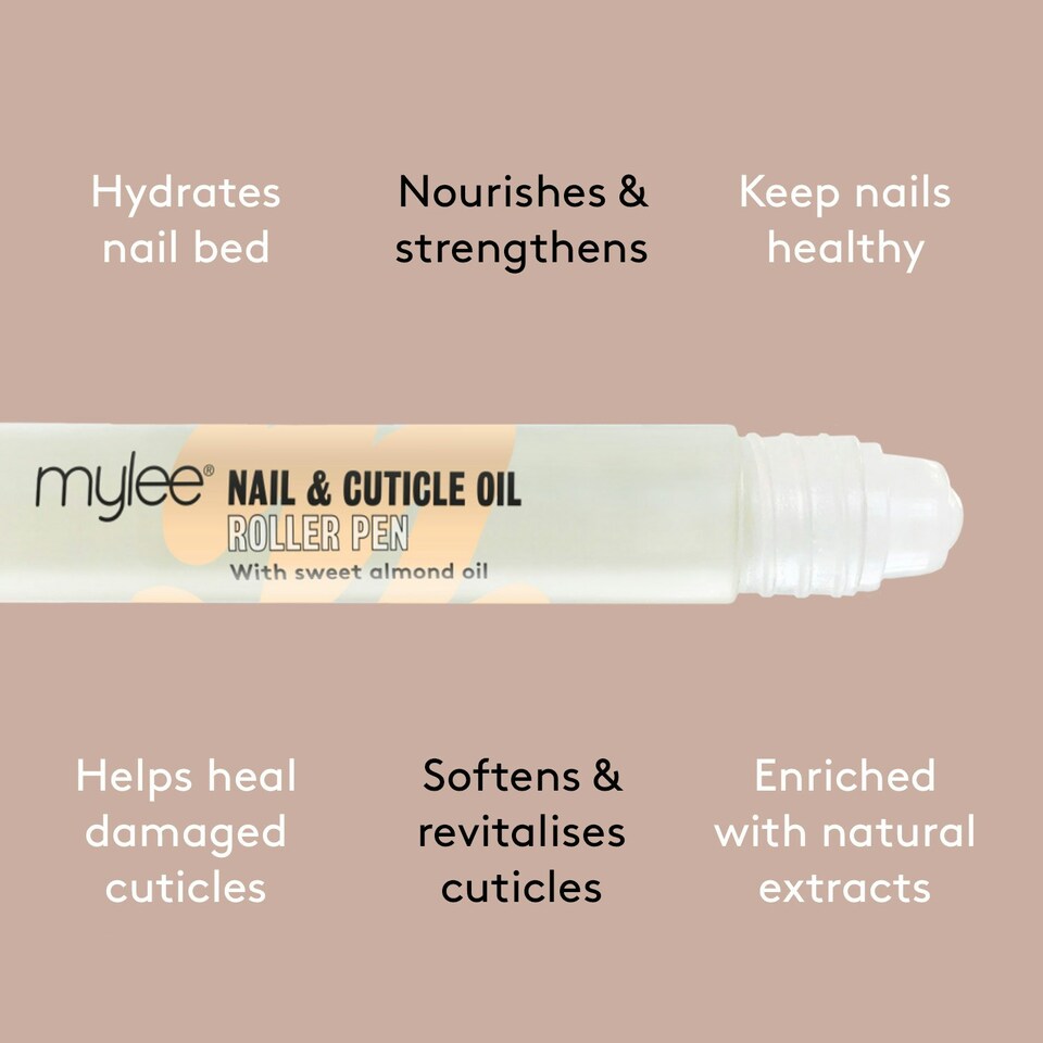 image 1 of Mylee Nail & Cuticle Oil Roller Pen, with Sweet Almond Oil
