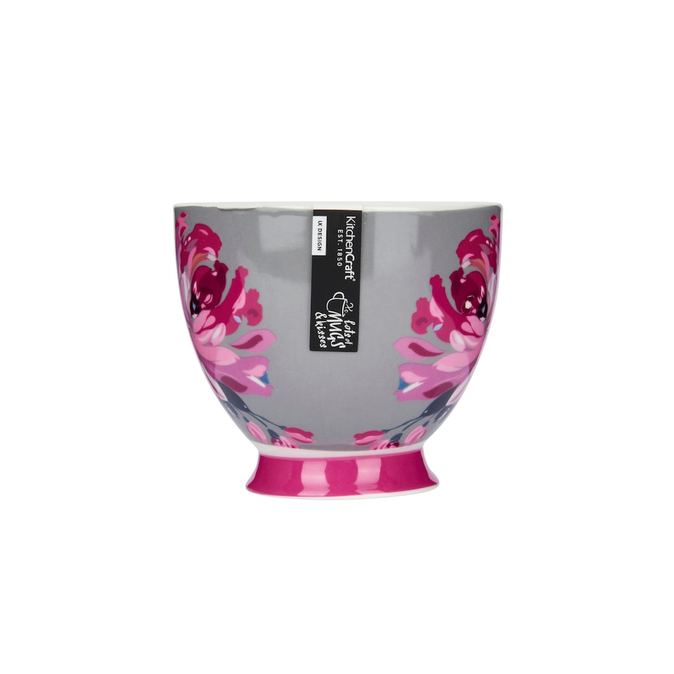image 1 of KitchenCraft China Pink Flower Mug | Multi | 1