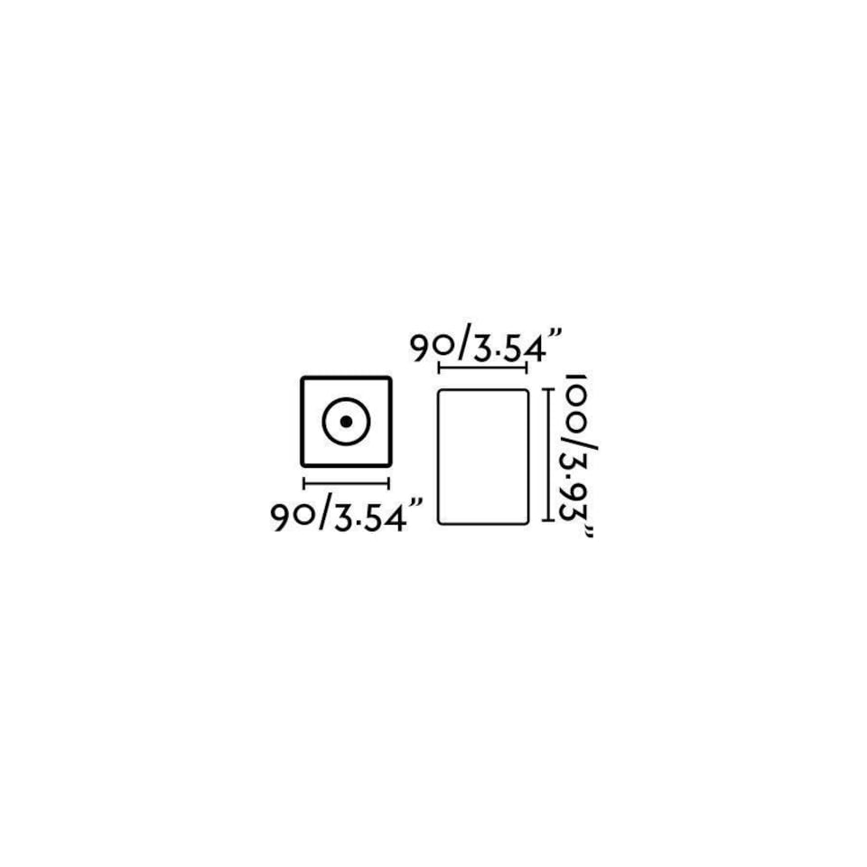 image 1 of Tami LED Outdoor Surface Mounted Ceiling Light Dark Grey IP54