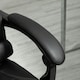 image 8 of HOMCOM Executive Office Chair PU Leather Swivel Chair with Footrest Black