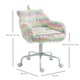 image 7 of Vinsetto Faux Fur Unicorn Desk Chair Fluffy Home Office Chair with Armrests