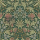 image 1 of Tulip Trellis Wallpaper in Bottle Green | Green | Bottle Green