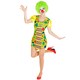 image 1 of Womens Jekaterina the Clown Costume | Green | green | 1