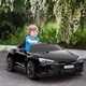 image 2 of HOMCOM Audi RS e-tron GT Licensed Electric Car for Kids, 12V Battery Powered Electric Ride on Toy with Remote Control Music, Suspension Wheels, Soft Start, for 3-5 years, Black