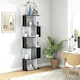 image 2 of HOMCOM 5-tier Bookcase Storage Display Shelving S Shape design Unit