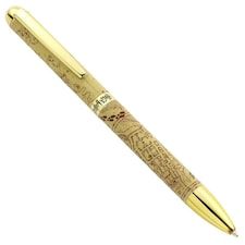 Harry Potter Marauders Map Ballpoint Pen - Gold - One Size