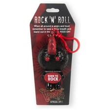 History & Heraldry Voodoo Stress Toy Keychain -  Rock'N Roll