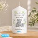 image 1 of Personalised Me To You Religious Cross Pillar Candle | White
