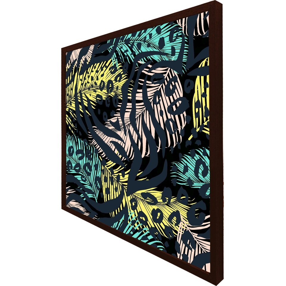 image 1 of Animal & tropical print (Picture Frame) Brown | M