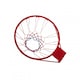 image 9 of Heavy Duty Wall Mounted Full Size Red Basketball Hoop Rim and Net
