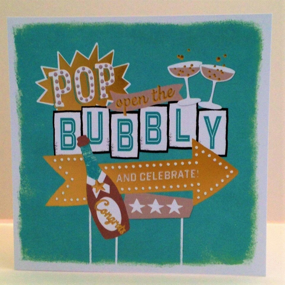 image 1 of Hotchpotch Retro Congratulations Card