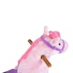 image 9 of HOMCOM Plush Walking Horse Ride On Toy with Wheels and Realistic Sounds Rocking Horse for Girls Boys 2 Plus Years Old, 50cm Tall, Pink