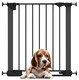 image 1 of Bettacare SafeStep Dog Gate, Black, 68cm - 75cm, Extra Low Walkthrough, Pressure Fit Safety Gate, Pet Gate for Stairs and Doors