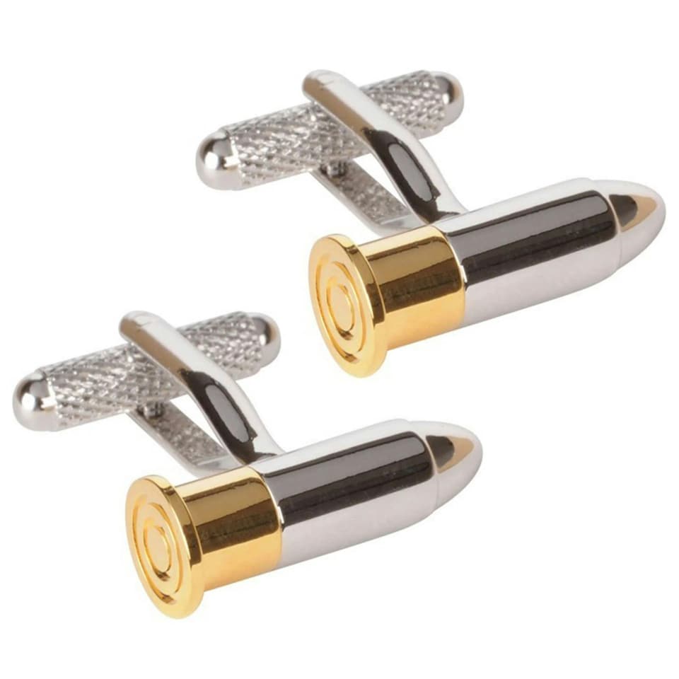 image 1 of Bullet Cufflinks - Onyx Art CK108