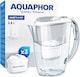 image 1 of AQUAPHOR 2.8 Litre Amethyst Water Filter Jug in White with 3 x Maxfor+ filter
