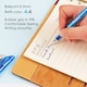 image 4 of Pack of 12 Blue Erasable Gel Pens 0.5mm