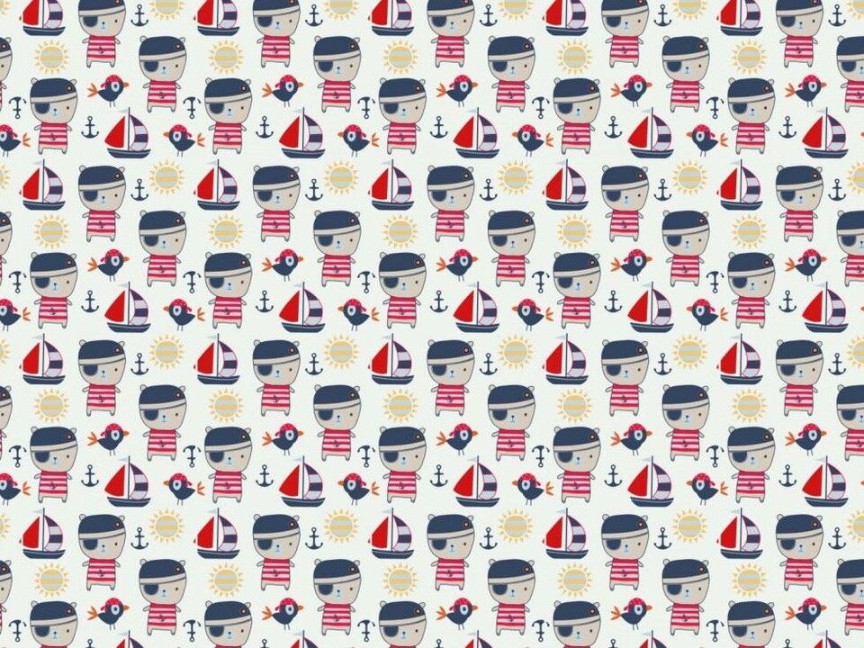 Multicoloured 100% Cotton Poplin Fabric for Dressmaking, Quilting, 150cm / 59" Wide - per metre