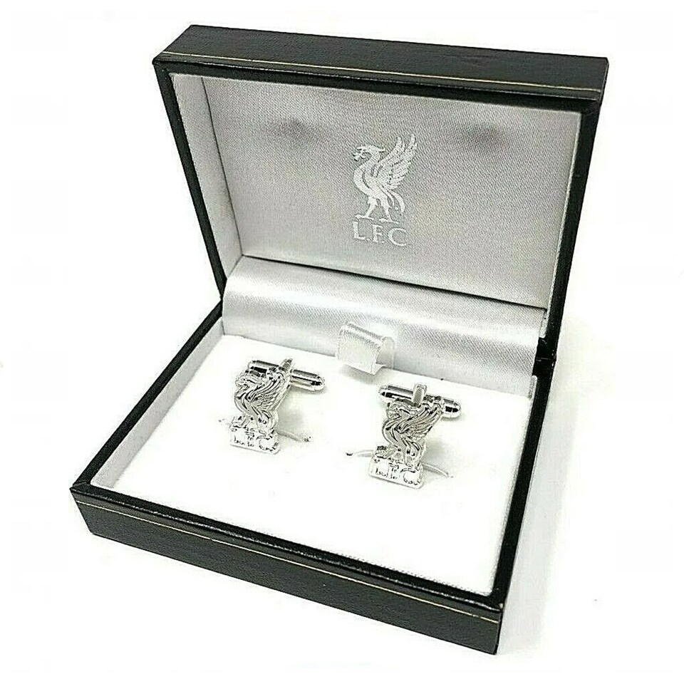 image 1 of Liverpool FC Silver Plated Cufflinks | Silver | Silver | 1