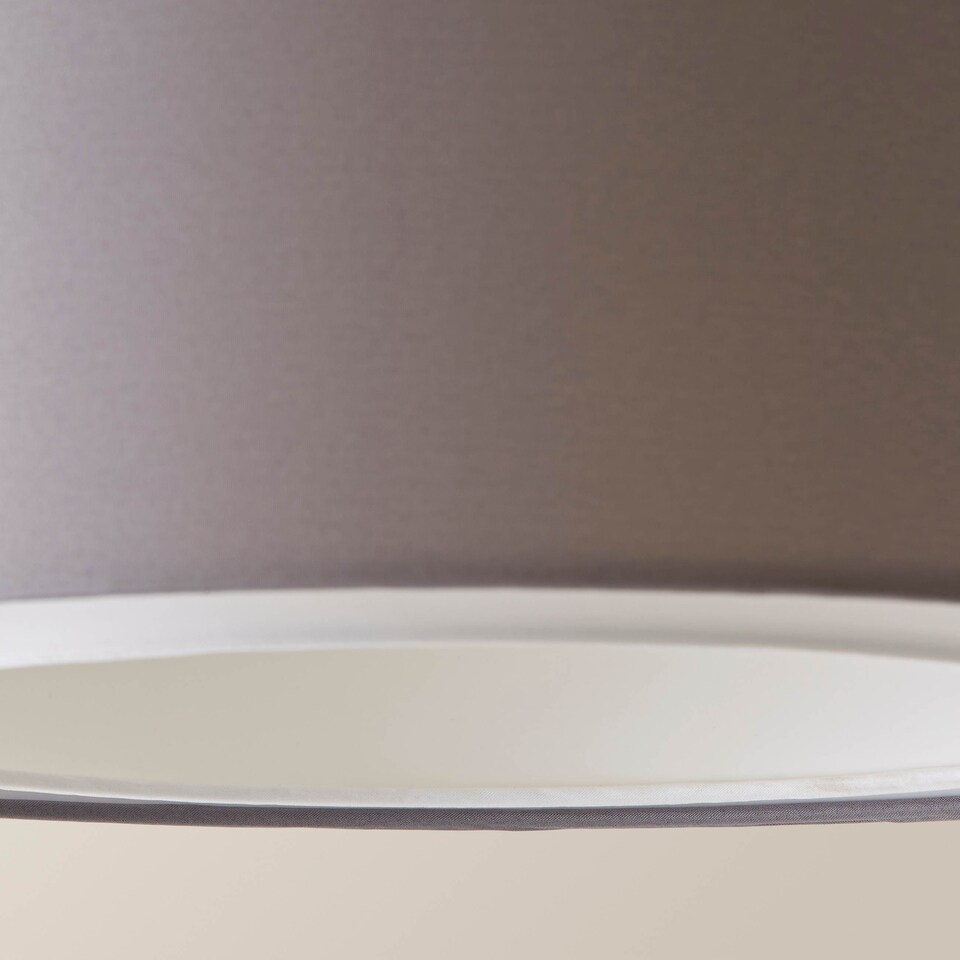 image 1 of ValueLights Sophia Large Grey 2 Tier Ceiling Light Shade & Bulb | Grey